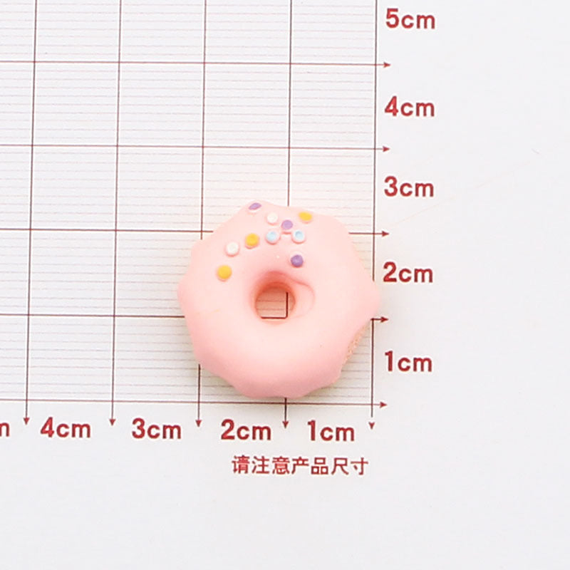 Wholesale Cartoon Donut Resin Cream Glue Phone Case